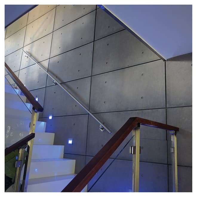 Exposed Concrete cement Rcc finish facade wall texture panel facade in hyderabad Telangana