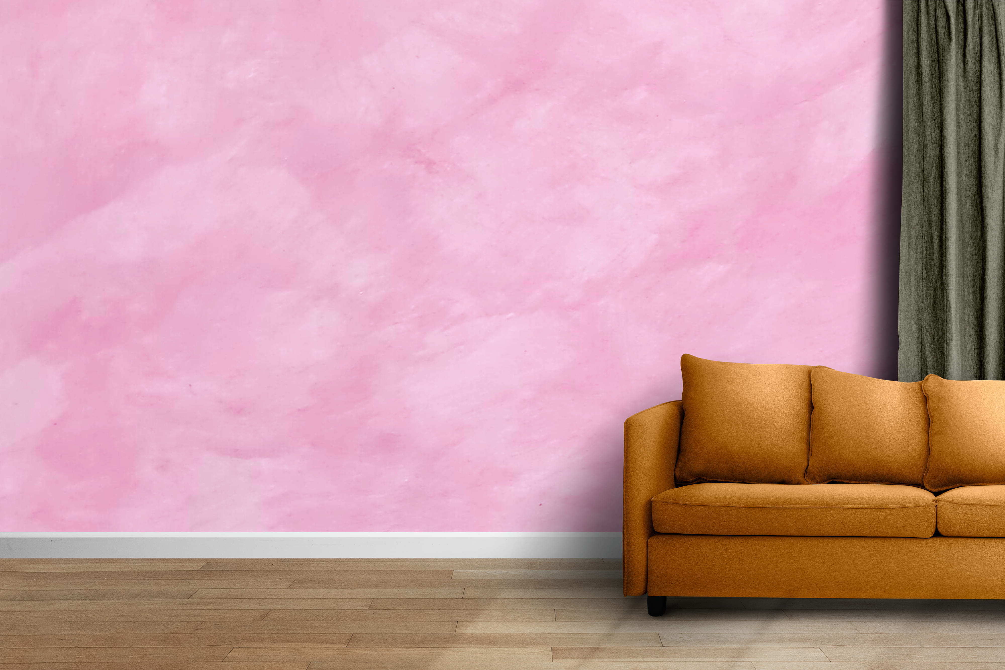 pink limewash paint finish india-surya wall texture-hyderabad
